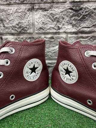 Converse rosse pelle Tg 37.5