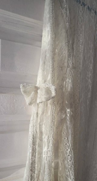 Blusa Aura encaje blanca talla L