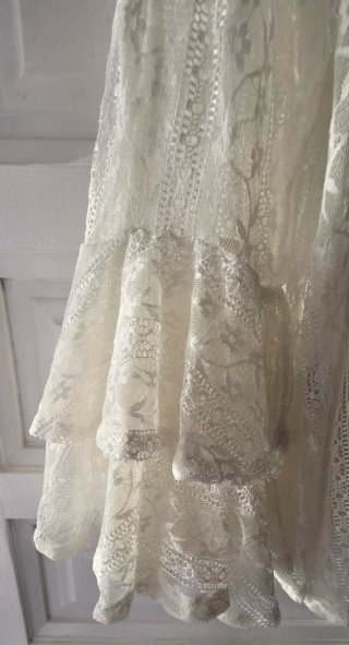 Blusa Aura encaje blanca talla L