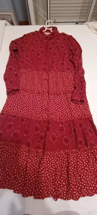 Vestido largo Salsa estampado flores