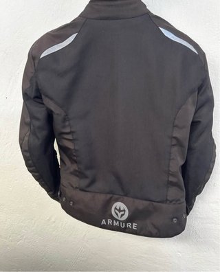 Chaqueta Moto Armure Negra Talla 42