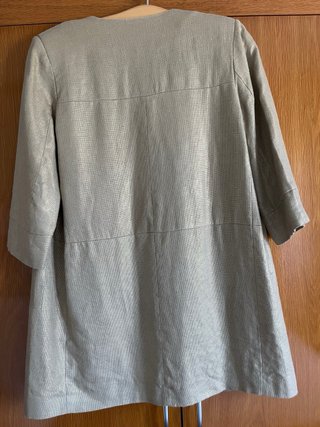 Chaqueta Zara Basic sin botones dorado