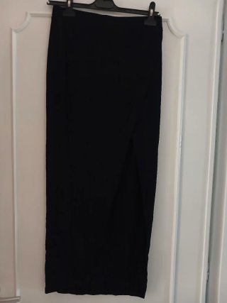 Completo donna elegante nero e multicolor
