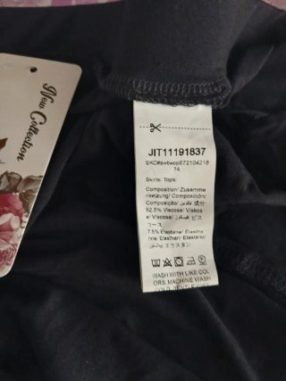Completo donna elegante nero e multicolor
