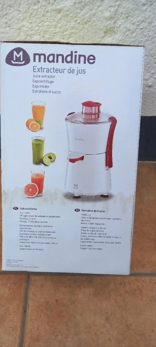 Extractor de zumo Mandine blanco