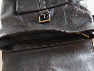 Bolso Mochila Cuero Negro Viajes