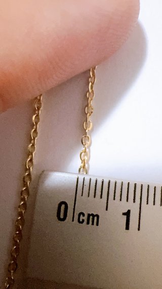 Collana Rolò semipiena in oro giallo 18kt 750