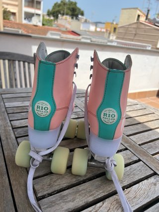 Patines Rio Roller Script Rosa