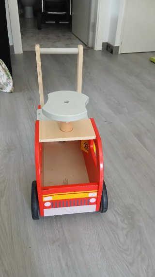 Correpasillos Coche Bomberos Madera
