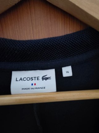 Vestidos Lacoste Negro y Blanco