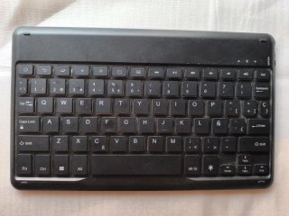 Teclado Bluetooth Español Portátil Negro