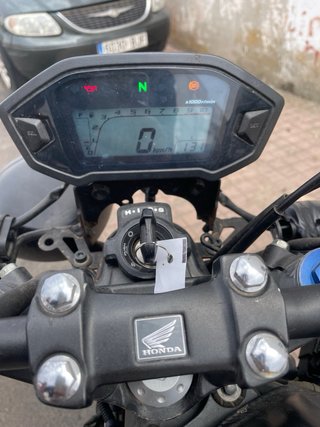 Honda CB500F Naked Negra y verde