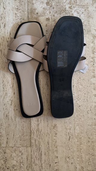 Sandalias H&M Mujer Beige Talla 38