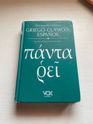Diccionario manual griego clásico-español