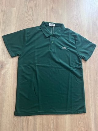 Polo Lacoste Verde Talla S