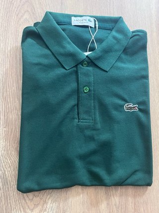 Polo Lacoste Verde Talla S