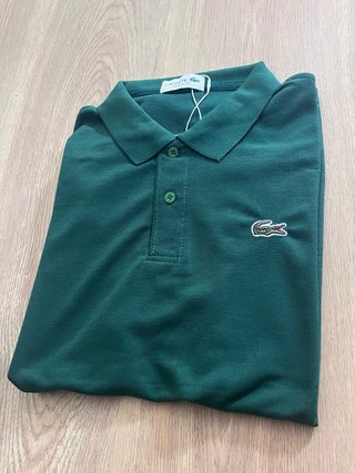 Polo Lacoste Verde Talla S
