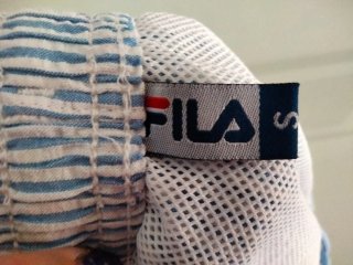 Bañador Fila Rayas Azul y Blanco