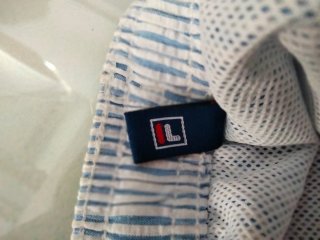 Bañador Fila Rayas Azul y Blanco