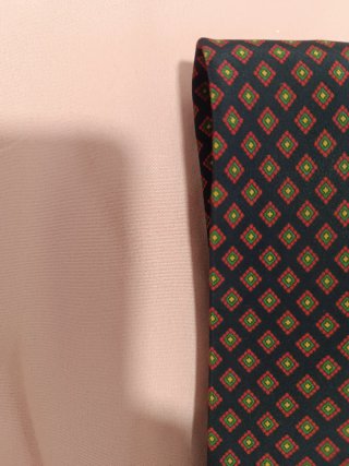 Corbata clásica estampado geométrico Solohombre