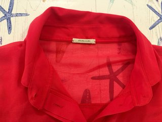 Camicetta Intimissimi rossa con cintura ¥