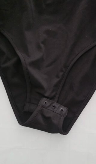 Body SHEIN fantasia geometrica nero S