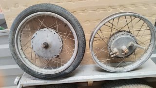 Ruedas moto clásica carretera 60/70