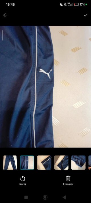 Pantalón deportivo Puma azul marino