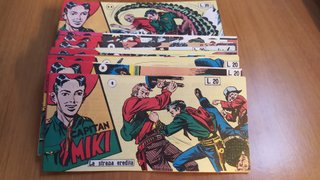 Collezione fumetto vintage Capitan Miki. Ristampa