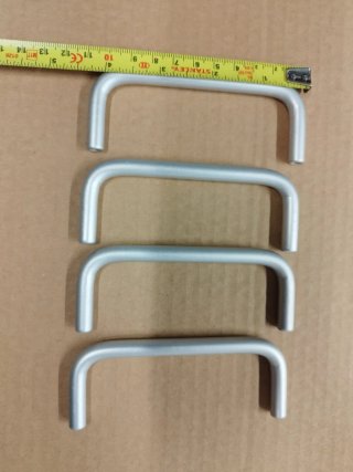 4 Maniglie Alluminio 11x4cm