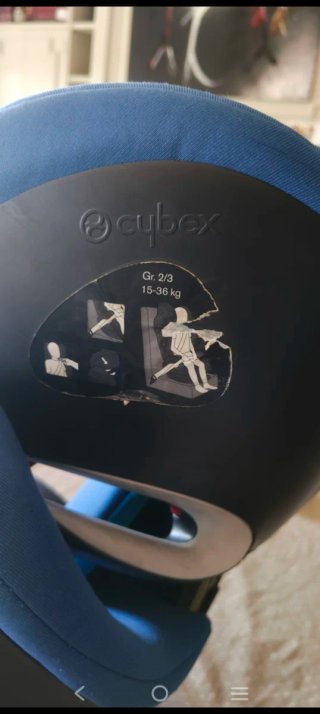 Silla de coche Cybex Isofix azul