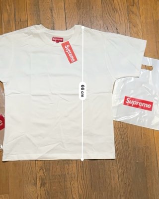 NUEVA Camiseta Supreme Blanca Azul Talla M