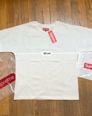NUEVA Camiseta Supreme Blanca Azul Talla M