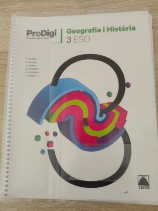 Quadern ProDigi. Geografia i Història 3 ESO