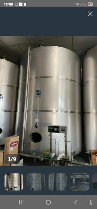 Depósitos Acero Inox 25000 L