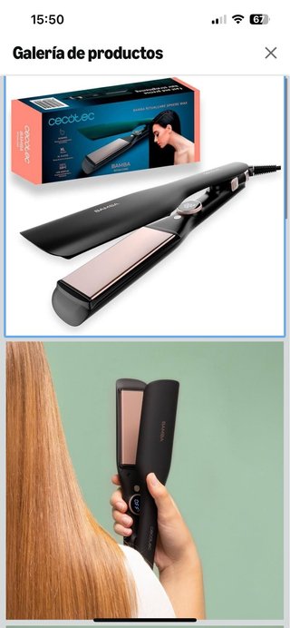 Plancha de pelo Cecotec Bamba