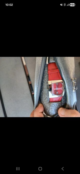 Orologio Donna Laura Biagiotti Rosso Argento