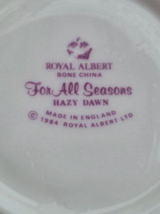 Taza y plato Royal Albert Hazy Dawn
