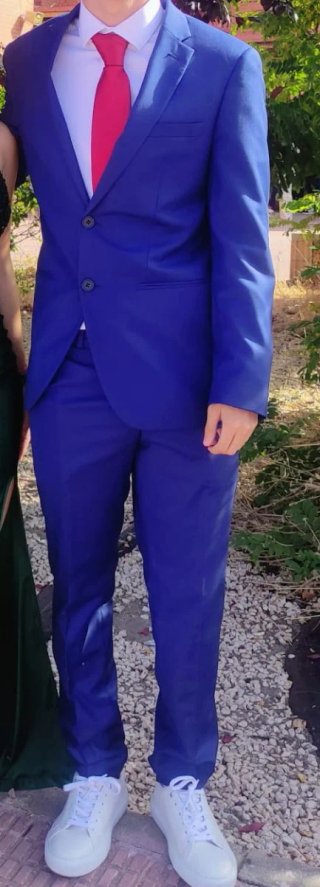 Traje completo chico azul