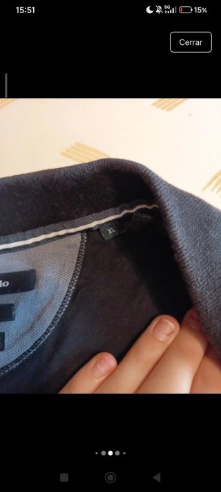 Polo Marc O'Polo Negro Talla XL Cotton Stretch