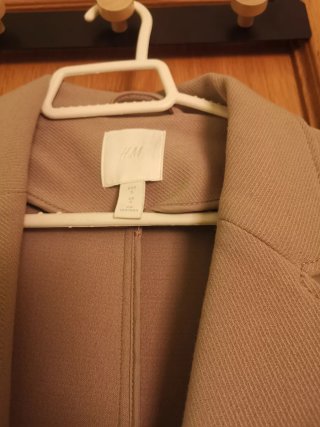 Abrigo H&M Mujer Beige
