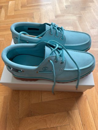 Nauticos Jacquemus x Timberland Azul/Turquesa