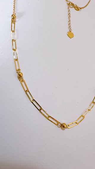Collana fantasia con sfere in oro giallo 18kt 750