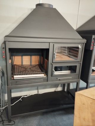 Brasero Parrilla Metal Negro Gris Horno ODL-23