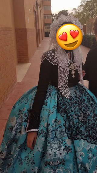 Vestido Novia Alicantina Talla 7/10años