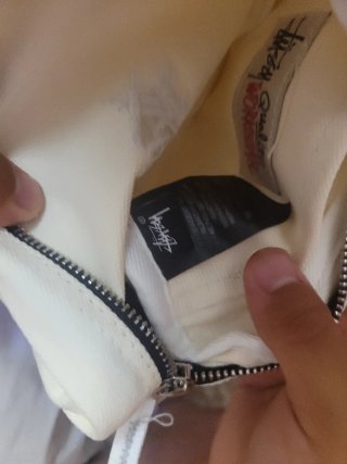 Bolsito Stussy Canvas Pouch - Natural