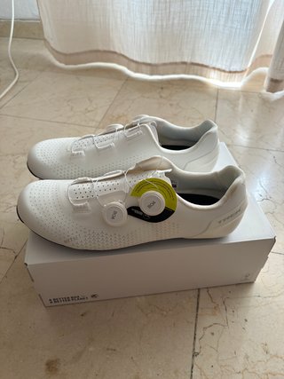 Zapatillas Ciclismo Trek Velocis Carretera Blancas