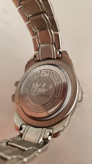 Reloj MY WISH Cronógrafo Plata Negro