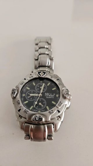 Reloj MY WISH Cronógrafo Plata Negro
