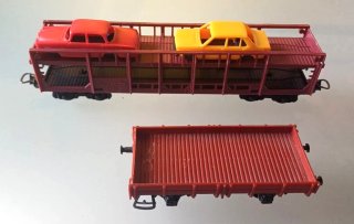 Lima H0 Bisarca + Rivarossi Carro a sponde vintage